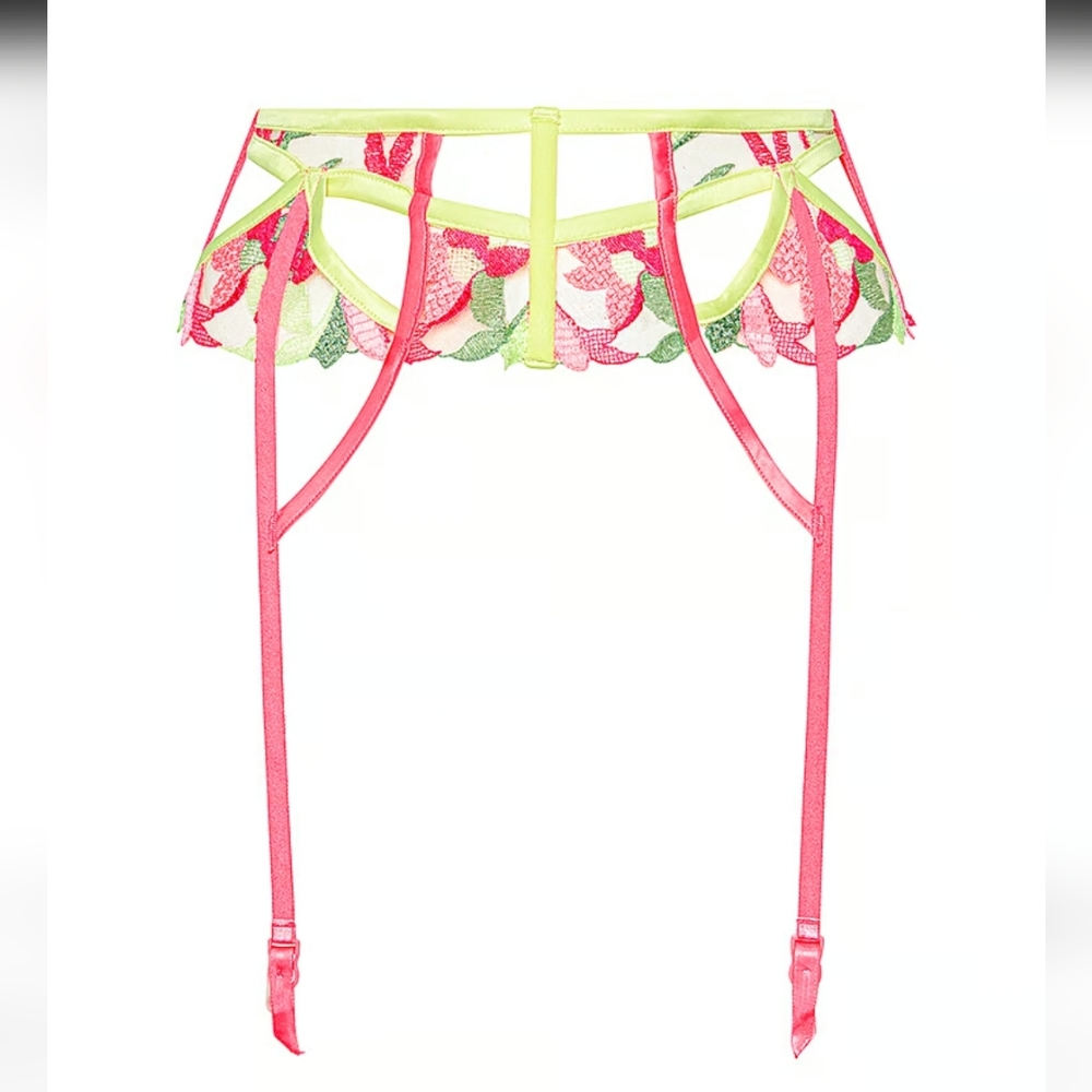 FL&L Petunia Embroidery Garter 🌷 - Picture 2 of 7